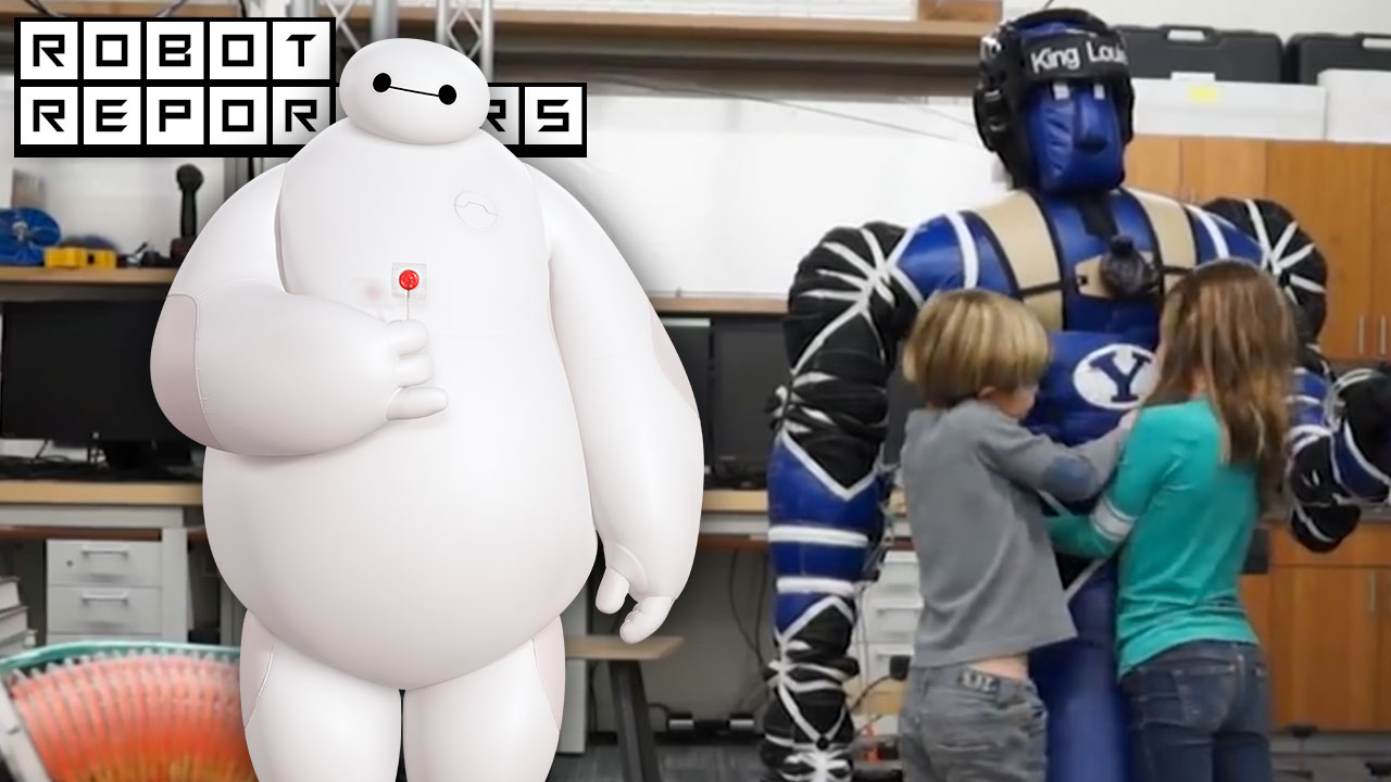 The robot King Louie inflatable and safe around |